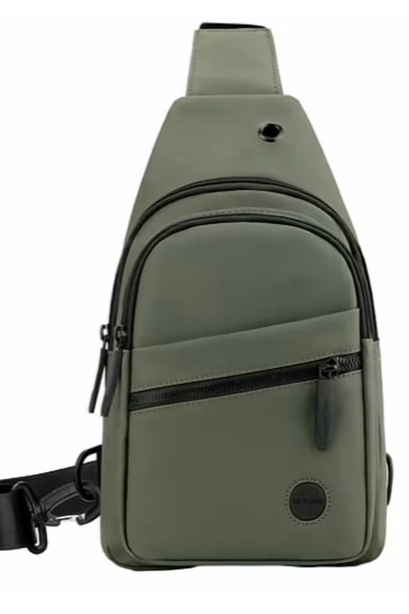 Men's Crossbody Bag Travel Bags,Men's High-end Slim Multipurpose Chest Bag With Headphone Port Removable Buckle Side Bag Travel Outdoor Leisure Bags for Travel