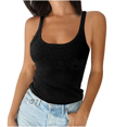 thumbnail image 1 of Aricy Tank Tops for Women Summer Sleeveless Ribbed Round Neck Slim Fitted Camisole Tops Stretch Sleeveless Summer Shirts Going out Tops for Women, 1 of 5