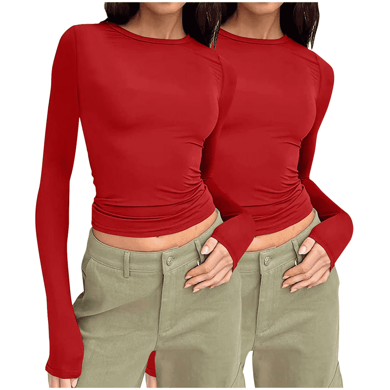 HBYJLZYG Thermal Underwear For Women, Long Sleeve Silk Double-Sided