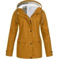 thumbnail image 1 of Aricy Womens Winter Coats Plus Size Windbreaker Fleece Lined Thick Thermal Jackets Overcoats Warm Plush Hooded Outwear with Pocekts, 1 of 3