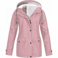 thumbnail image 1 of Aricy Womens Winter Coats Plus Size Windbreaker Fleece Lined Thick Thermal Jackets Horn Buttons Warm Plush Hooded Jackets Outwear with Pocekts, 1 of 4