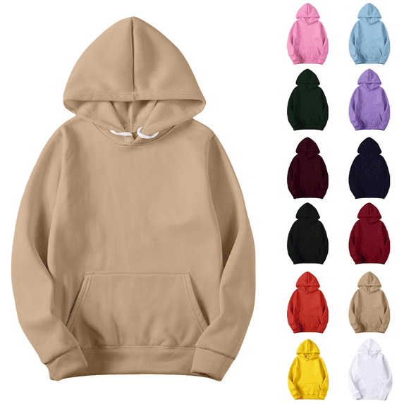 Aricy womens hoodies pullover plus size Fashion Casual Long Sleeve Hooded Sweatshirts Loose Comfy Trendy Fall Tops Drawstring with Pockets