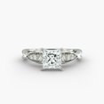 Arid Jewel Princess Cut 1.7 Ct Lab Created Diamond Wedding Women's Ring