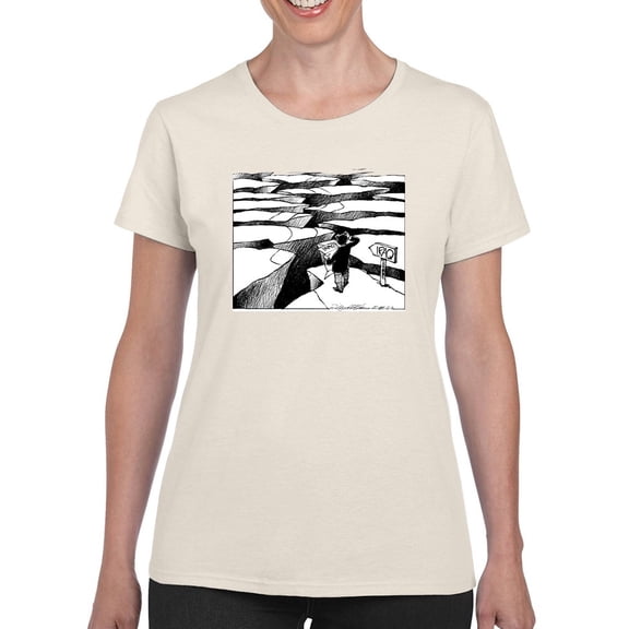 Arid Lands T-Shirt Women -Wilfred Hildonen Designs, Female 4X-Large