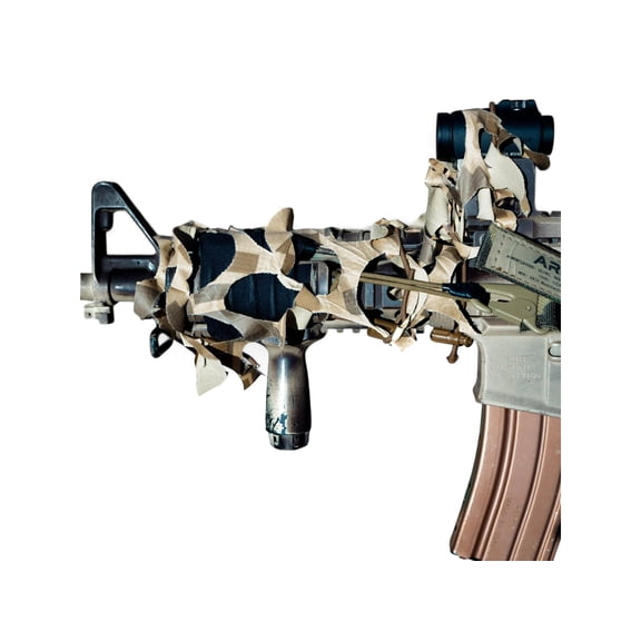 Arid MFG Rail System Overwrap Camo, Desert Camo, 12-18in