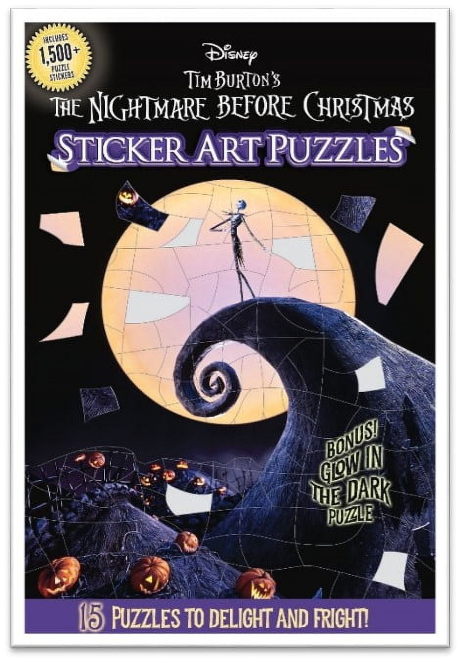 ARIE KAPLAN Disney Tim Burton's the Nightmare Before Christmas Sticker Art Puzzles (Paperback)