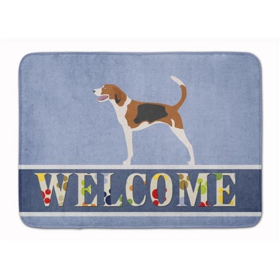 Ariege Pointer Welcome Machine Washable Memory Foam Mat - Multi-Colored