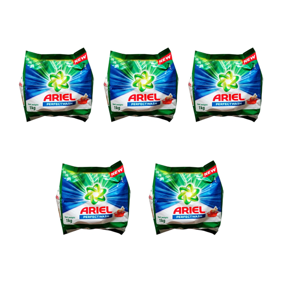 Ariel 2X Power Powder Detergent Original Scent 2.2 lb – 5 Pack