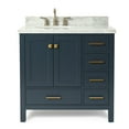 thumbnail image 1 of Ariel A037S-L-VO-MNB Cambridge 37" Free Standing Single Basin Vanity Set - Blue, 1 of 7