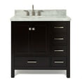 thumbnail image 1 of Ariel A037S-L-VO-ESP Cambridge 37" Free Standing Single Basin Vanity Set - Brown, 1 of 7