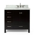 thumbnail image 1 of Ariel A037S-R-VO-ESP Cambridge 37" Free Standing Single Basin Vanity Set - Brown, 1 of 7