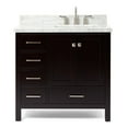 thumbnail image 1 of Ariel A037SRCWRVOESP Cambridge 37" Free Standing Single Basin Vanity Set - Brown, 1 of 7