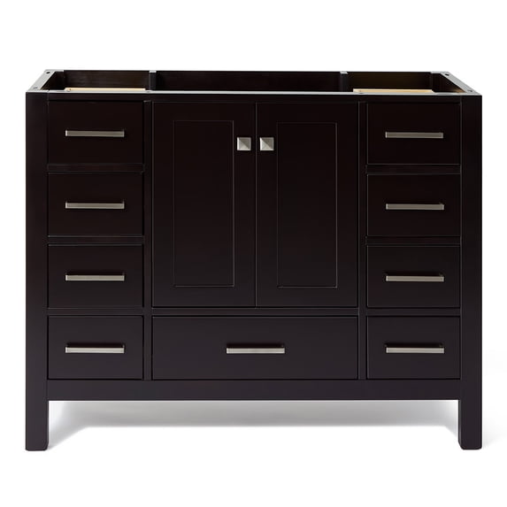 Ariel A043S-BC-ESP Cambridge 42" Single Free Standing Vanity Cabinet Only - Brown