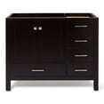 thumbnail image 1 of Ariel A043S-L-BC-ESP Cambridge 42" Single Free Standing Vanity Cabinet Only - Brown, 1 of 7