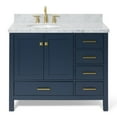 thumbnail image 1 of Ariel A043s-L-Vo Cambridge 43" Free Standing Single Basin Vanity Set - Blue, 1 of 7