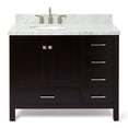 thumbnail image 1 of Ariel A043S-L-VO-ESP Cambridge 43" Free Standing Single Basin Vanity Set - Brown, 1 of 7