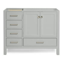 Ariel A043s-R-Bc Cambridge 42" Single Free Standing Vanity Cabinet Only - Grey