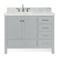 thumbnail image 1 of Ariel A043SLCWRVOGRY Cambridge 43" Free Standing Single Basin Vanity Set - Grey, 1 of 7
