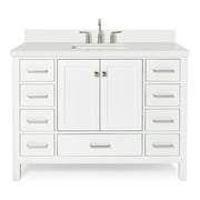 Ariel A049swqrvo Cambridge 49" Free Standing Single Basin Vanity Set - White