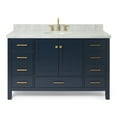 thumbnail image 1 of Ariel A055S-VO-MNB Cambridge 54" Free Standing Single Basin Vanity Set - Blue, 1 of 7