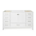 thumbnail image 1 of Ariel A061S-BC-WHT Cambridge 60" Single Free Standing Vanity Cabinet Only - White, 1 of 7
