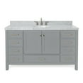 thumbnail image 1 of Ariel A061S-VO-GRY Cambridge 60" Free Standing Single Basin Vanity Set - Grey, 1 of 7