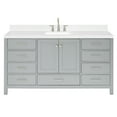 thumbnail image 1 of Ariel A066scqrvo Cambridge 67" Free Standing Single Basin Vanity Set - Grey, 1 of 7