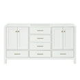 thumbnail image 1 of Ariel Cambridge 66 Inch Double Sink Base Cabinet In White, 1 of 10