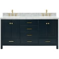 thumbnail image 1 of Ariel A067DCWRVOMNB Cambridge 67" Free Standing Double Basin Vanity Set - Blue, 1 of 7