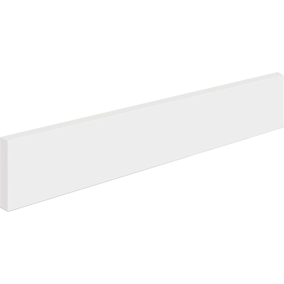 ARIEL 22"x4" Pure White Quartz Vanity Top Side Splash