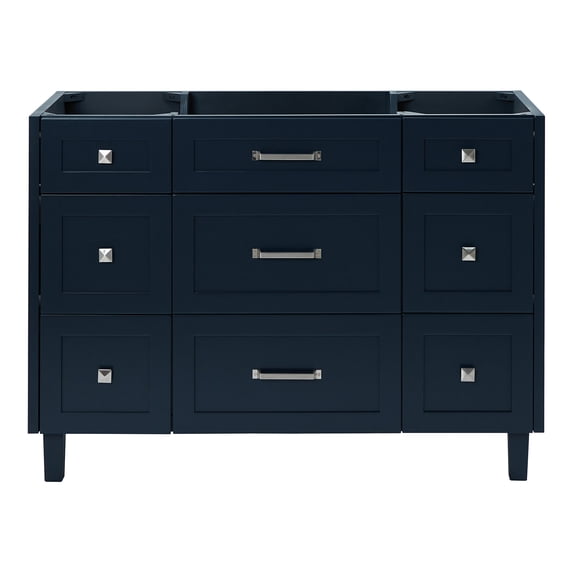 Ariel B48-Bc Monroe 48" Single Free Standing Vanity Cabinet Only - Blue