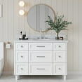 thumbnail image 1 of Ariel B49CWOVOWHT Monroe 48" Free Standing Single Basin Vanity Set - White, 1 of 6