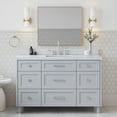 thumbnail image 1 of Ariel B55CWRVOGRY Monroe 54" Free Standing Single Basin Vanity Set - Grey, 1 of 7