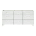 thumbnail image 1 of Ariel B72d-Bc Monroe 72" Double Free Standing Vanity Cabinet Only - White, 1 of 7