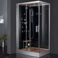 thumbnail image 1 of Ariel Bath Platinum 47'' x 84.6'' Rectangle Hinged Steam Shower with Base Included, 1 of 4