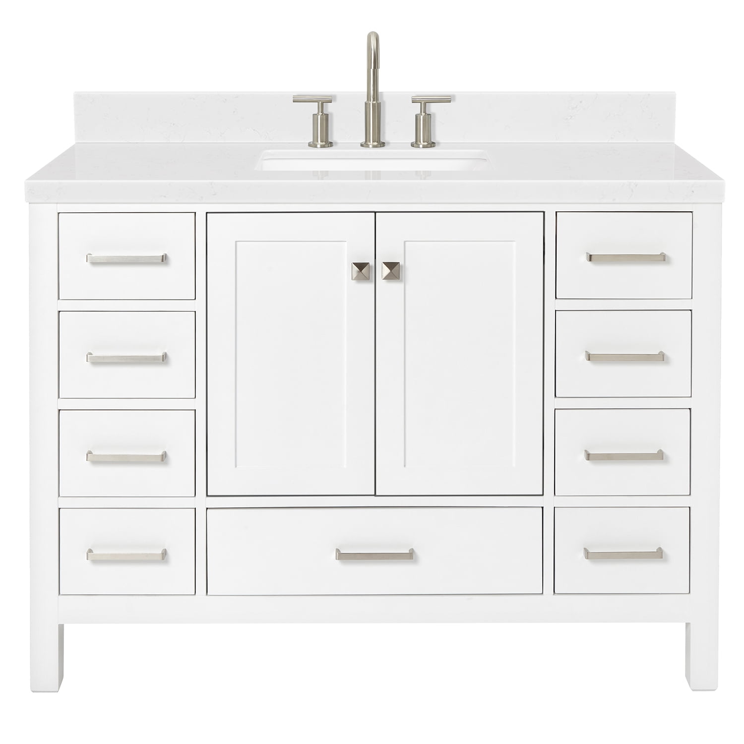 Wyndham Collection Amare 48 inch Single Bathroom Vanity in Dove Gray ...