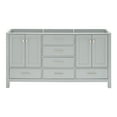 thumbnail image 1 of Ariel Cambridge 66 Inch Double Sink Base Cabinet In Grey, 1 of 10