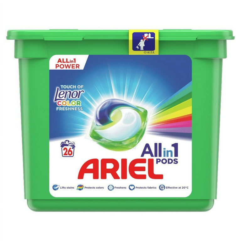 Ariel Color All-in-1 Pods with Touch of Lenor (26 Count) 618.8g