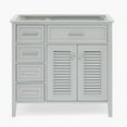 thumbnail image 1 of Ariel D037s-R-Bc Kensington 36" Single Free Standing Vanity Cabinet Only - Grey, 1 of 7