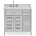 thumbnail image 1 of Ariel D037SLCW2RVOGRY Kensington 37" Free Standing Single Rectangular Basin Vanity Set -, 1 of 7