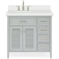 thumbnail image 1 of Ariel D037SLWQRVOGRY Kensington 37" Free Standing Single Rectangular Basin Vanity Set -, 1 of 7