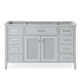 thumbnail image 1 of Ariel D055s-Bc Kensington 54" Single Free Standing Vanity Cabinet Only - Grey, 1 of 7