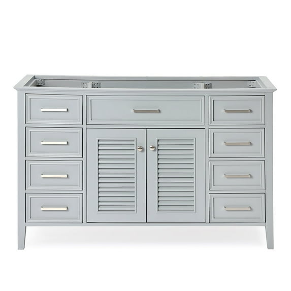 Ariel D055s-Bc Kensington 54" Single Free Standing Vanity Cabinet Only - Grey