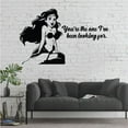 thumbnail image 1 of Ariel Disney Princess The Little Mermaid Quotes Quote You're The One I've Been Looking For Little Mermaid Vinyl Wall Art Sticker Decal Home Room Baby Girls Teens Wall Décor Design Size (40x40 inch), 1 of 3