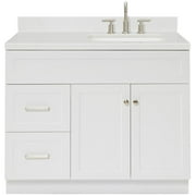 Ariel F042srcqrvo Hamlet 42" Free Standing Single Basin Vanity Set - White