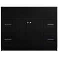 thumbnail image 1 of Ariel F043s-Bc Hamlet 42" Single Free Standing Vanity Cabinet Only - Black, 1 of 7