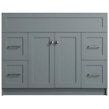 Ariel F043s-Bc Hamlet 42" Single Free Standing Vanity Cabinet Only - Grey