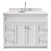 Ariel F043swqovo Hamlet 43" Free Standing Single Basin Vanity Set - White