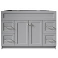 thumbnail image 1 of Ariel Hamlet 48 In. Single Sink Base Cabinet In Grey, 1 of 7