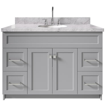 Ariel F049scwovo Hamlet 49" Free Standing Single Basin Vanity Set - Grey